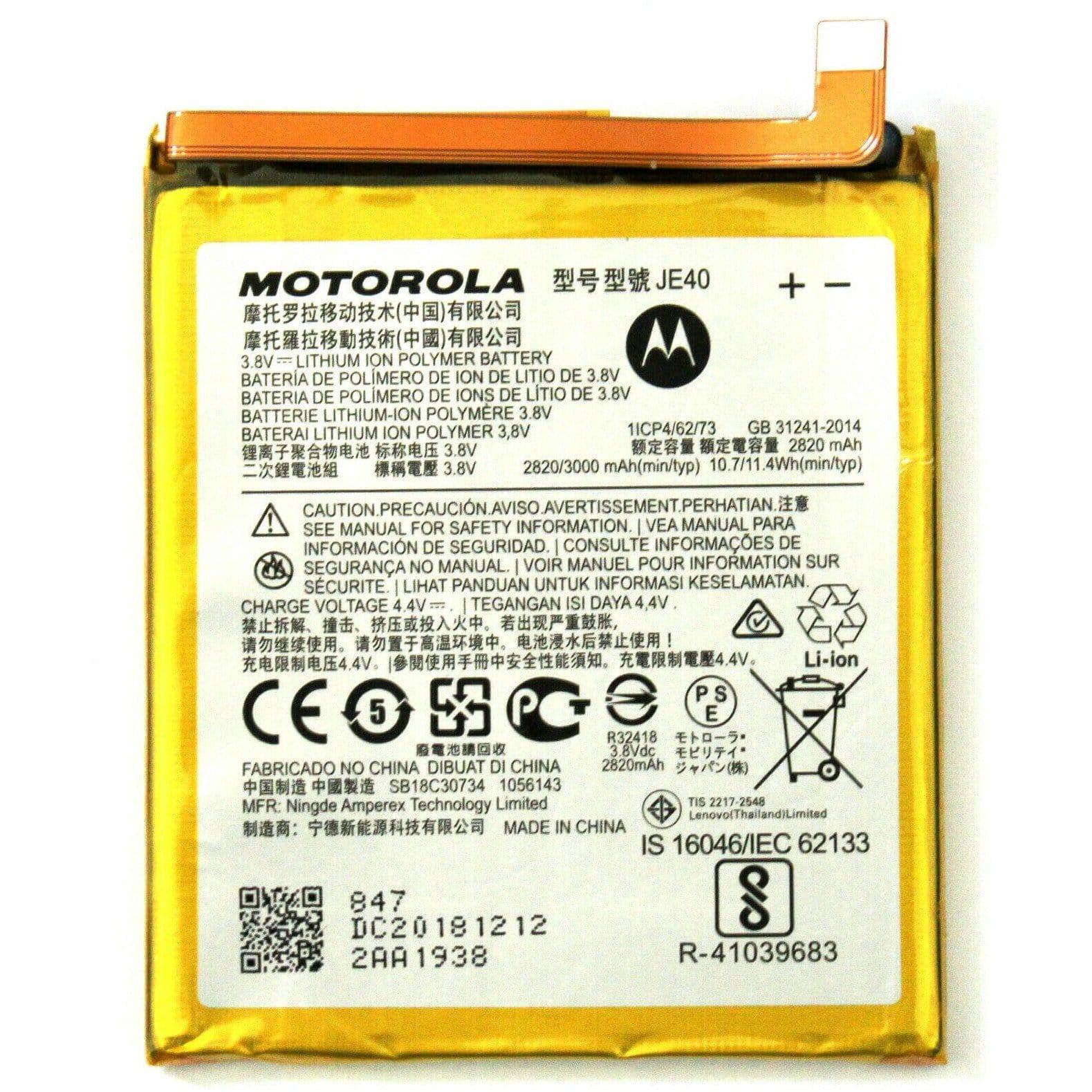 Battery Moto G7 / G7 Play JE40 (XT1952) - Best Cell Phone Parts Distributor in Canada Battery Moto G7 / G7 Play JE40 (XT1952) - Best Cell Phone Parts Distributor in Canada